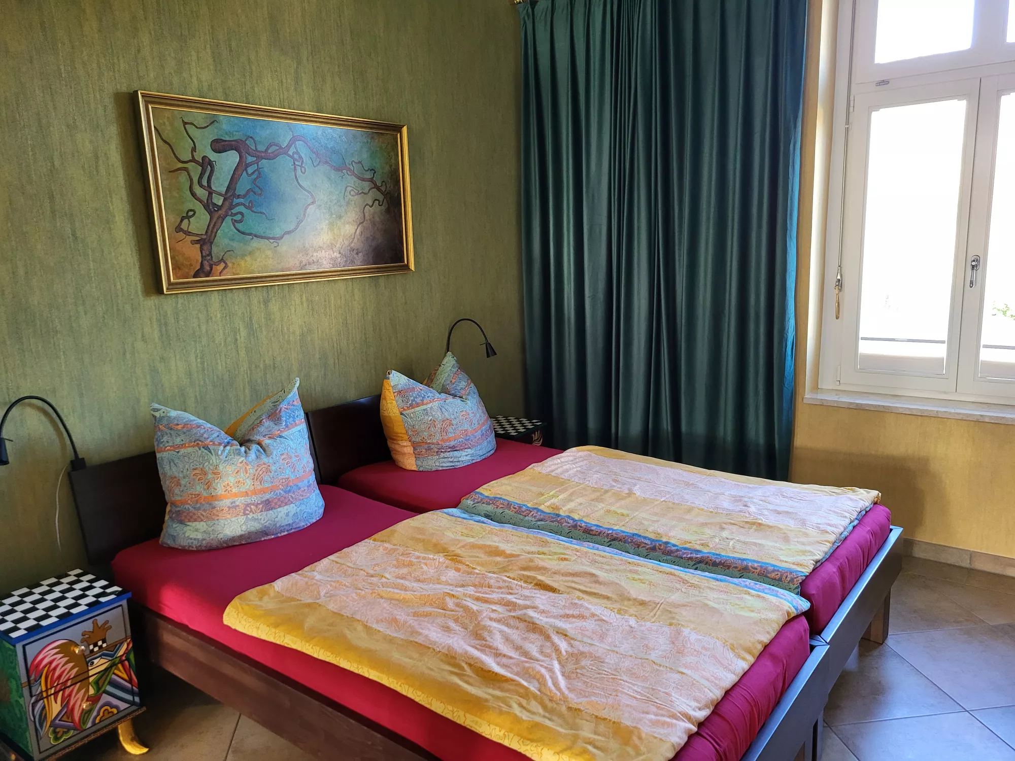 Schlafzimmer 2 Ferienwohnung Neubrandenburg in der Villa ValenTina - Ferienwohnungen Reißhauer